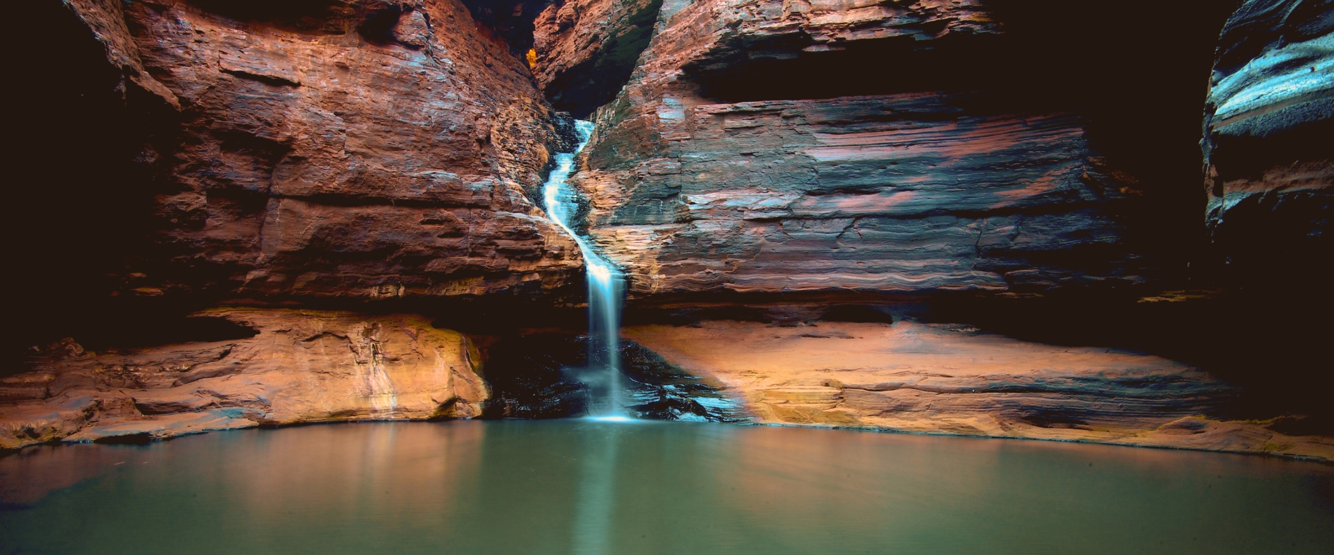 Canyon waterfall